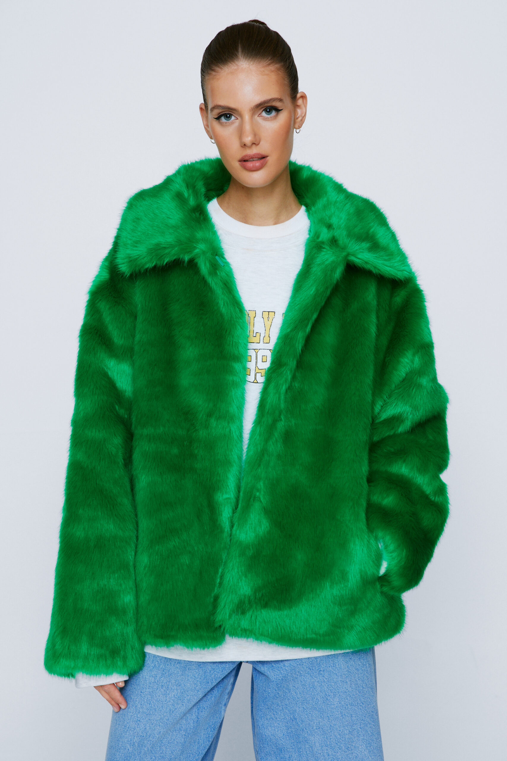 Premium Short Faux Fur Coat 