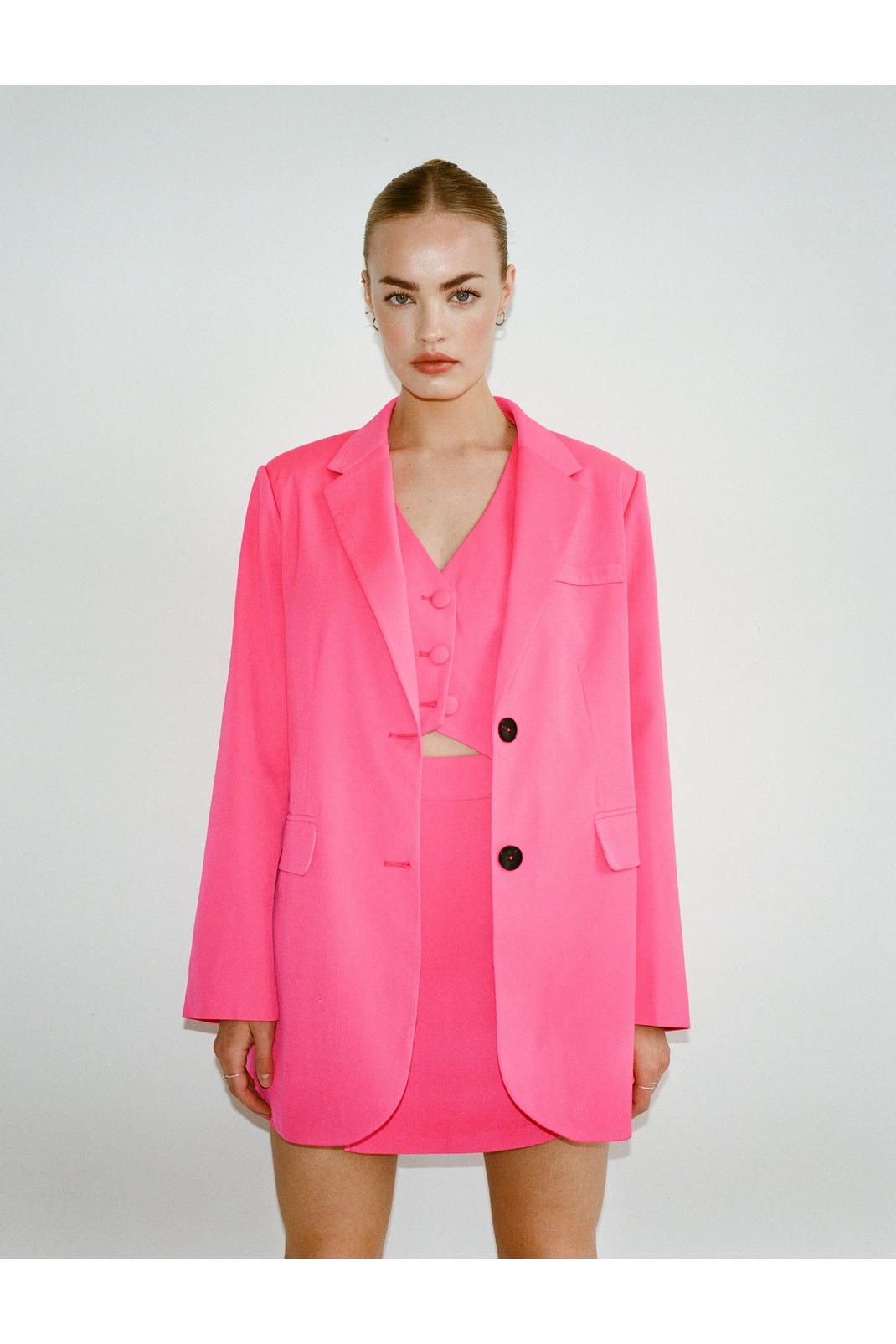 Pink Oversized Blazer