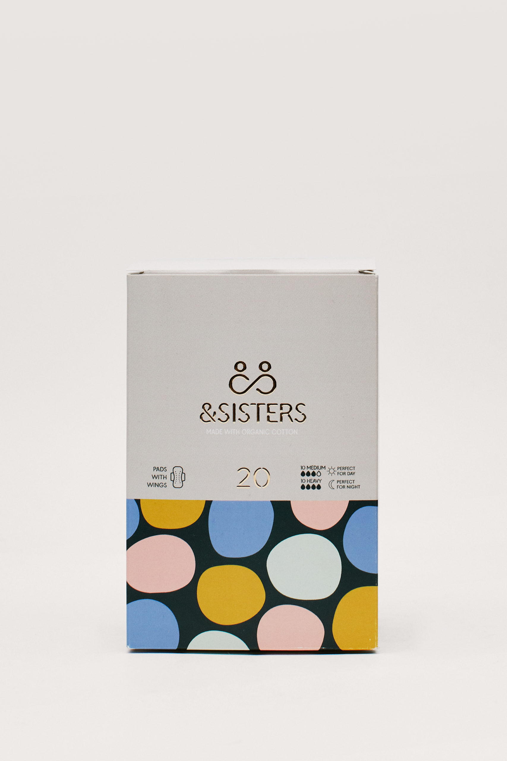 &Sisters 20 Mixed Organic Cotton Pads