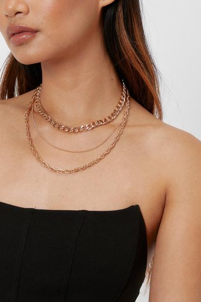 Chunky Chain Layered Necklace