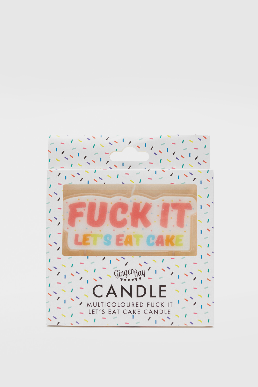 Ginger Ray Fuck It Let's Eat Cake Candle