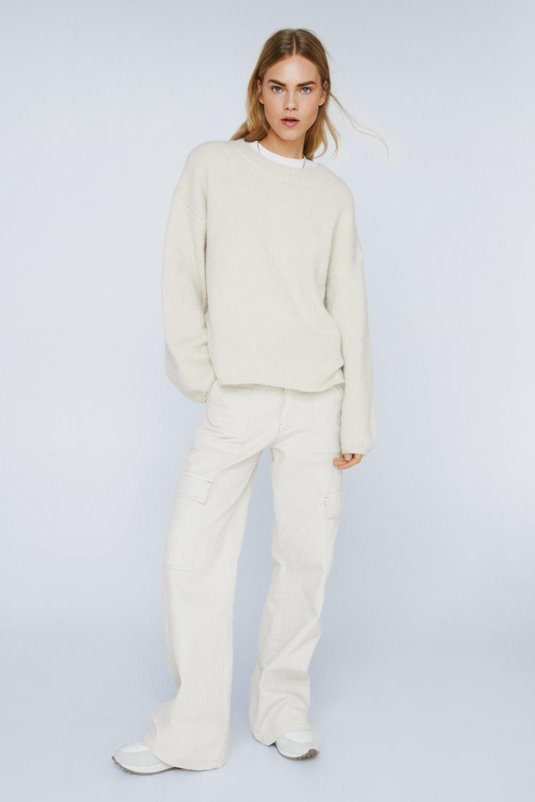 Oversized Crew Neck Sweater