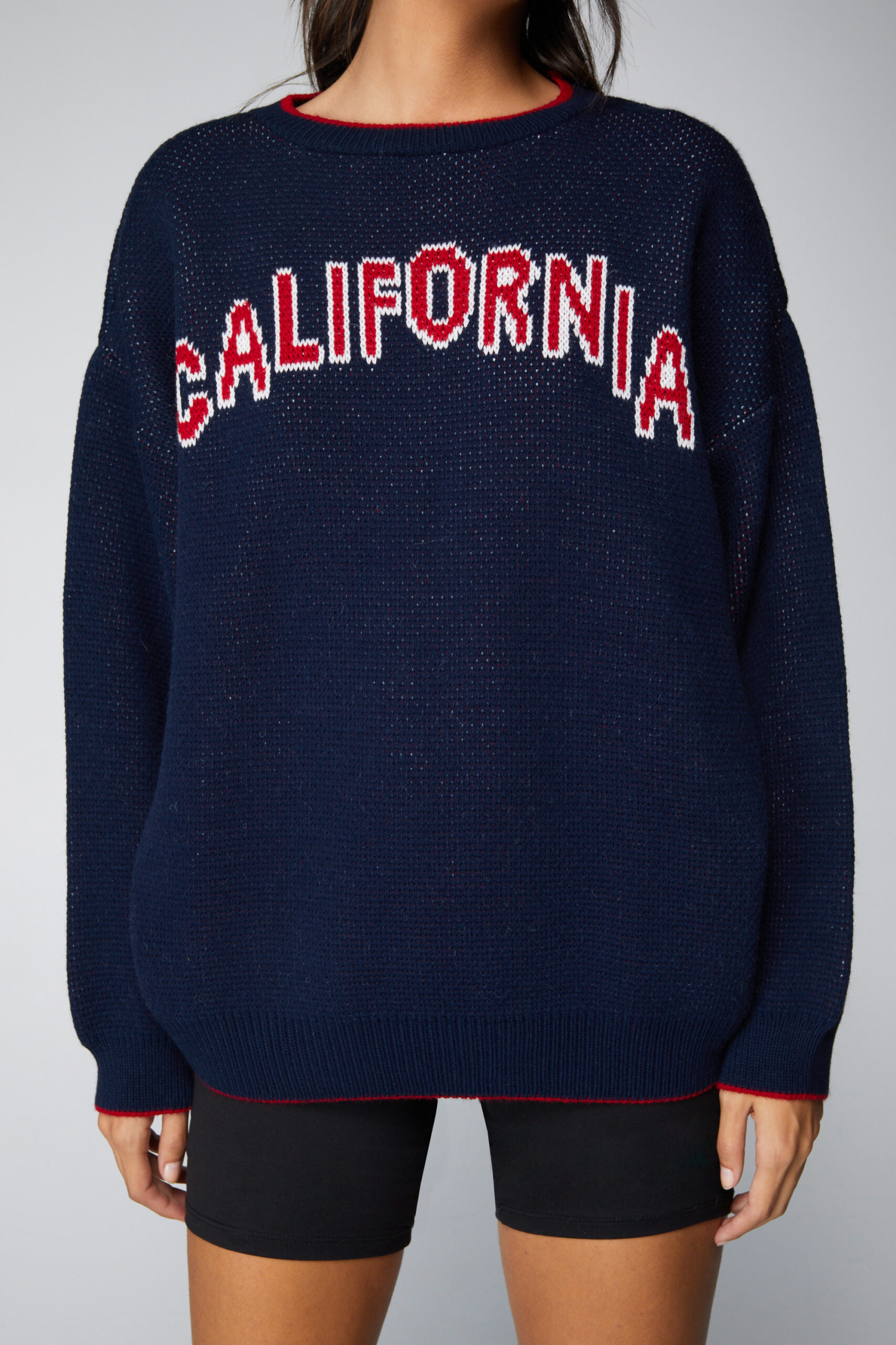 California Oversized Knitted Sweater