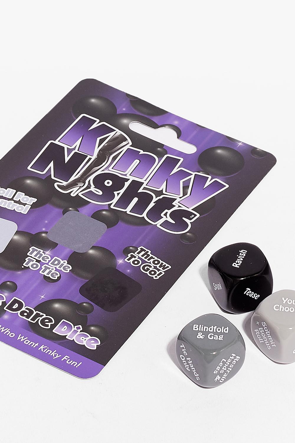 Kinky Nights 3 Piece Bondage Dice Board Game Set