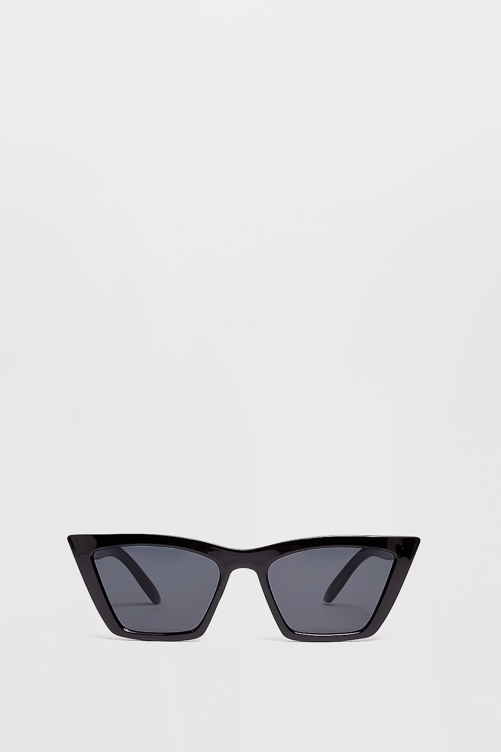 Flat Top Angular Cat Eye Sunglasses