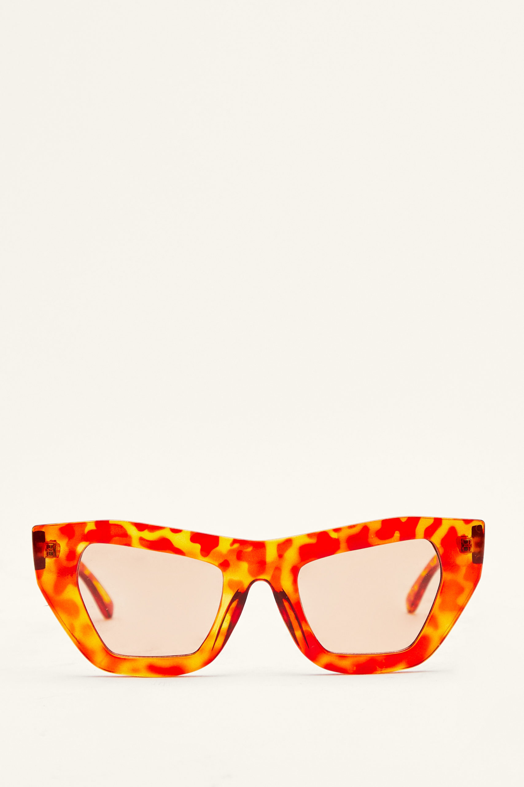 Angular Tinted Lens Sunglasses