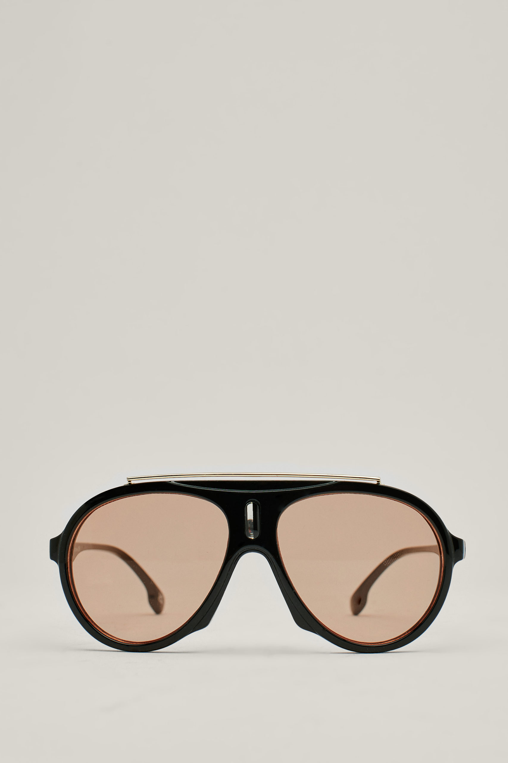 Tortoiseshell Tinted Lense Aviator Sunglasses