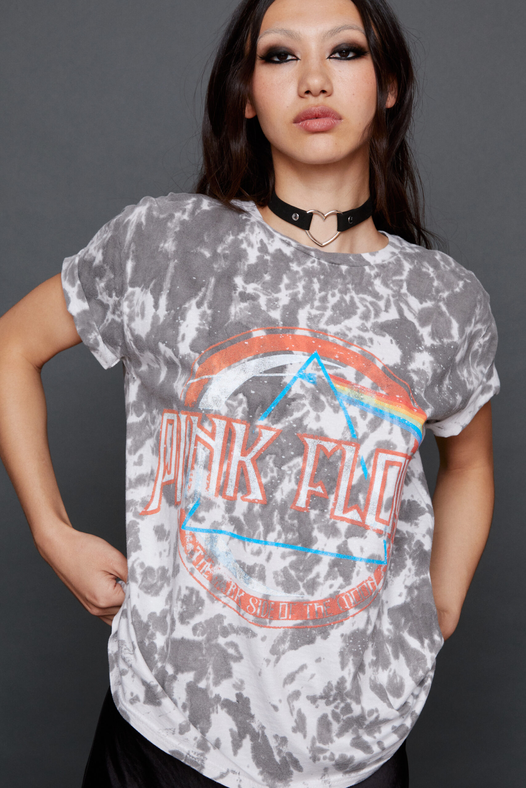 Pink Floyd Graphic Tie Dye Oversized T-Shirt