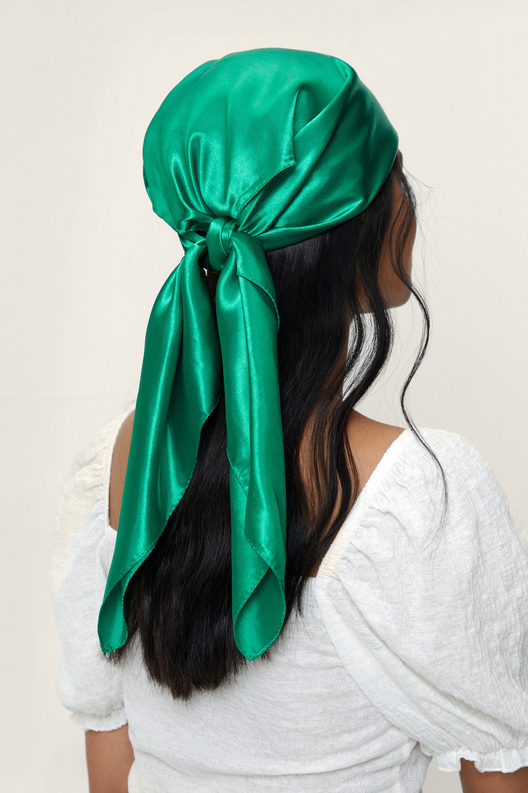 Silky Satin Plain Headscarf