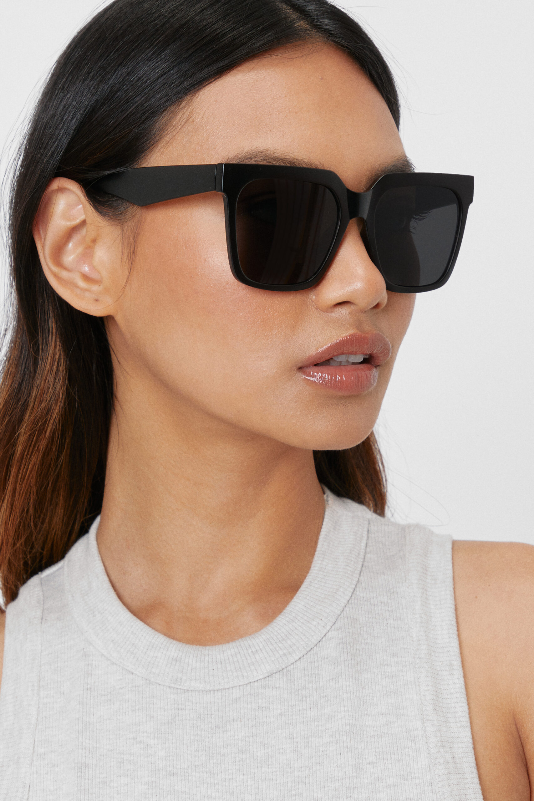 Oversized Square Tinted Sunglasses