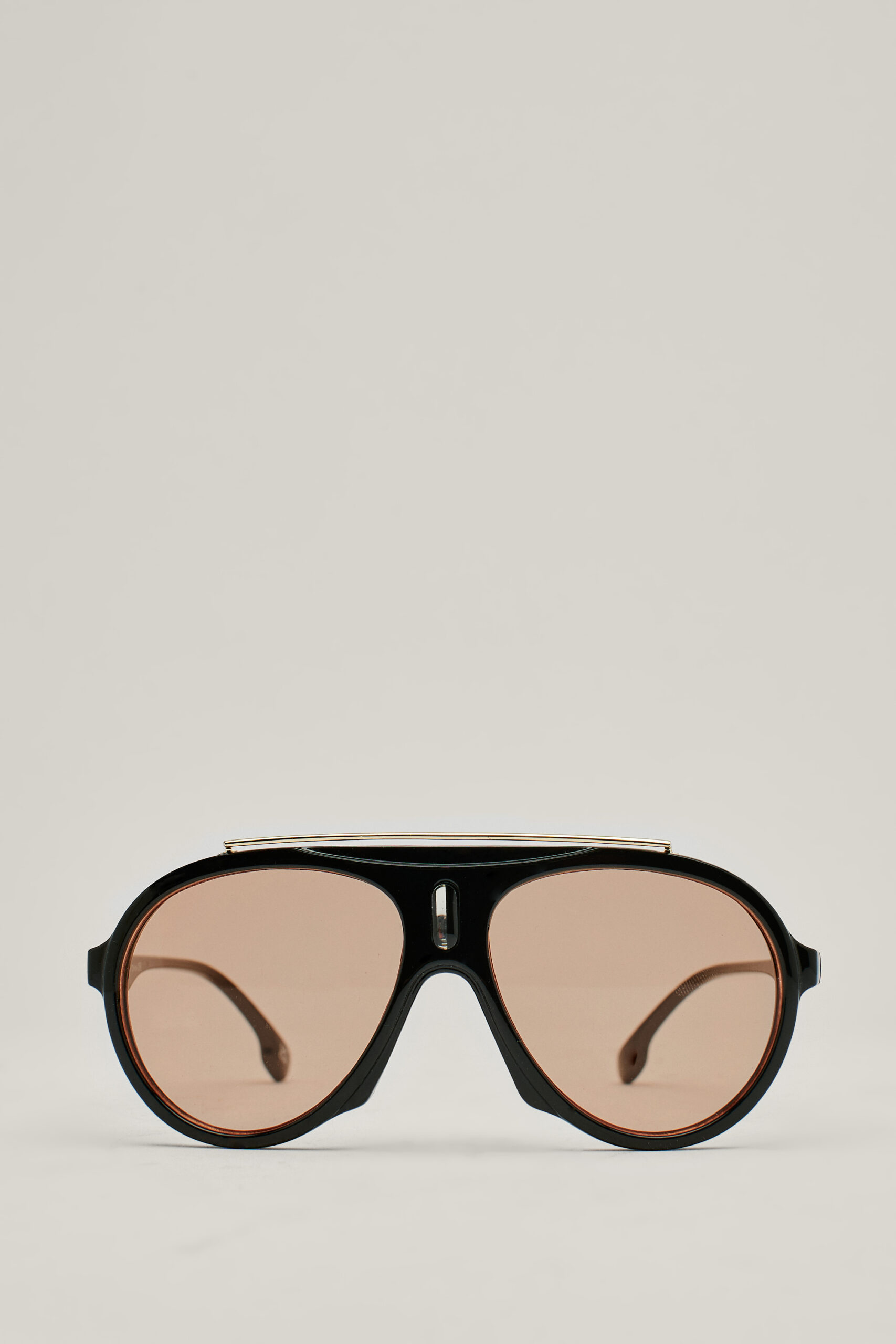 Tortoiseshell Tinted Aviator Sunglasses
