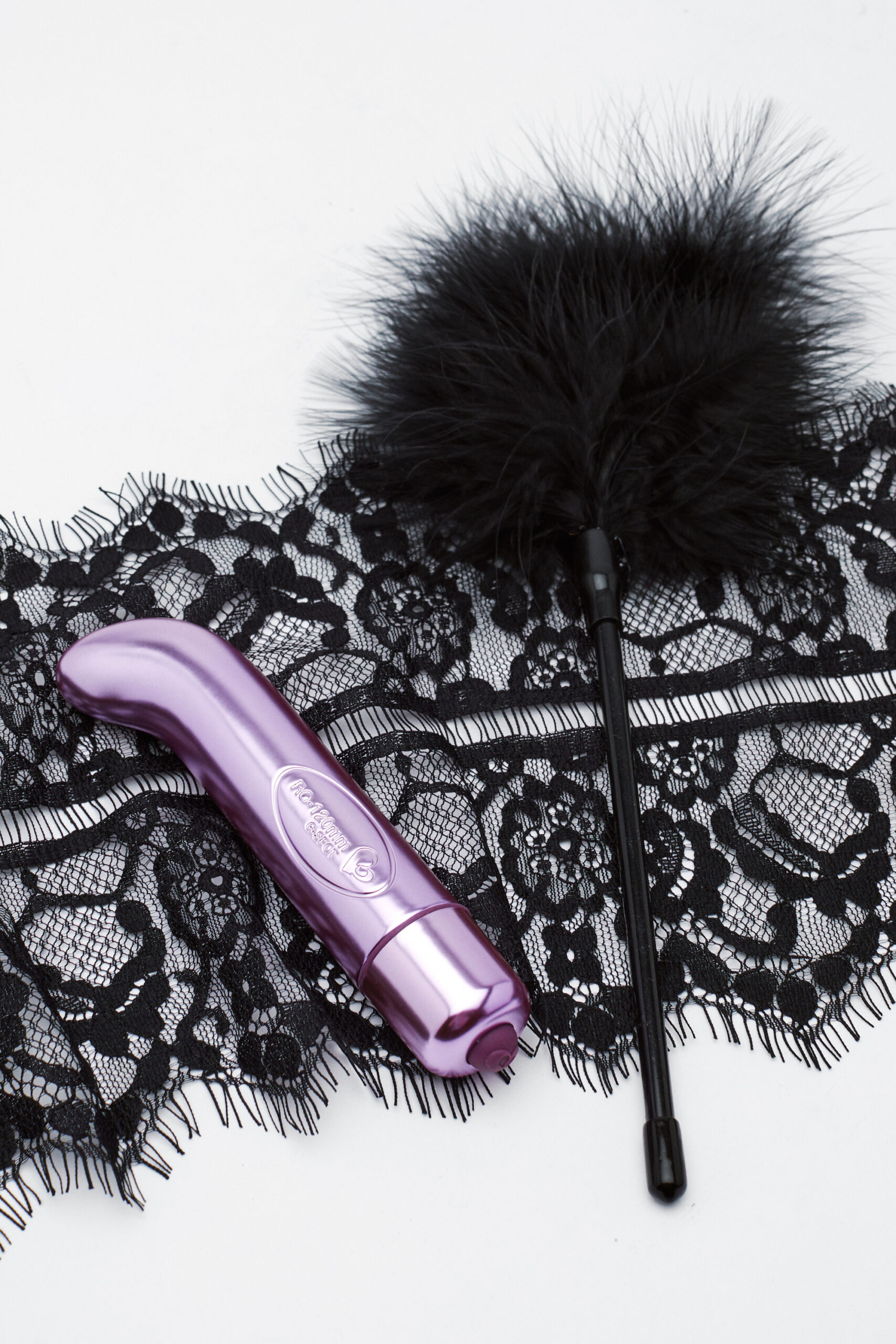 Feather Vibrator and Blindfold Set