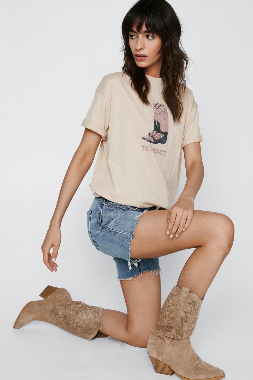 Texas Rodeo Oversized Graphic T-Shirt