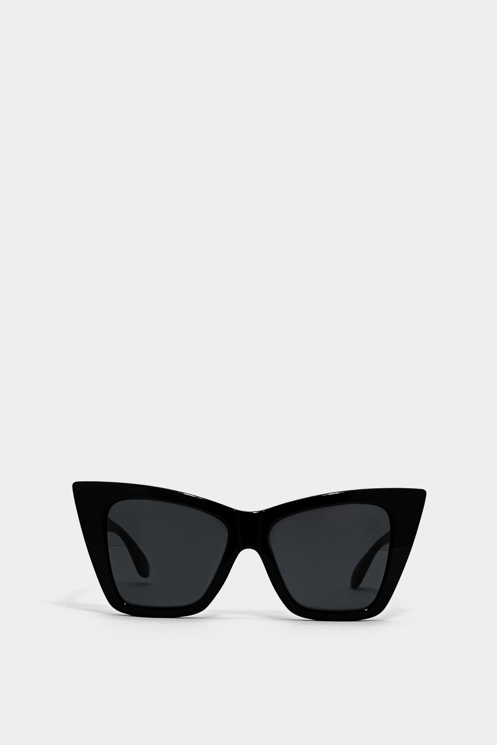 Angular Cat Eye Tinted Sunglasses