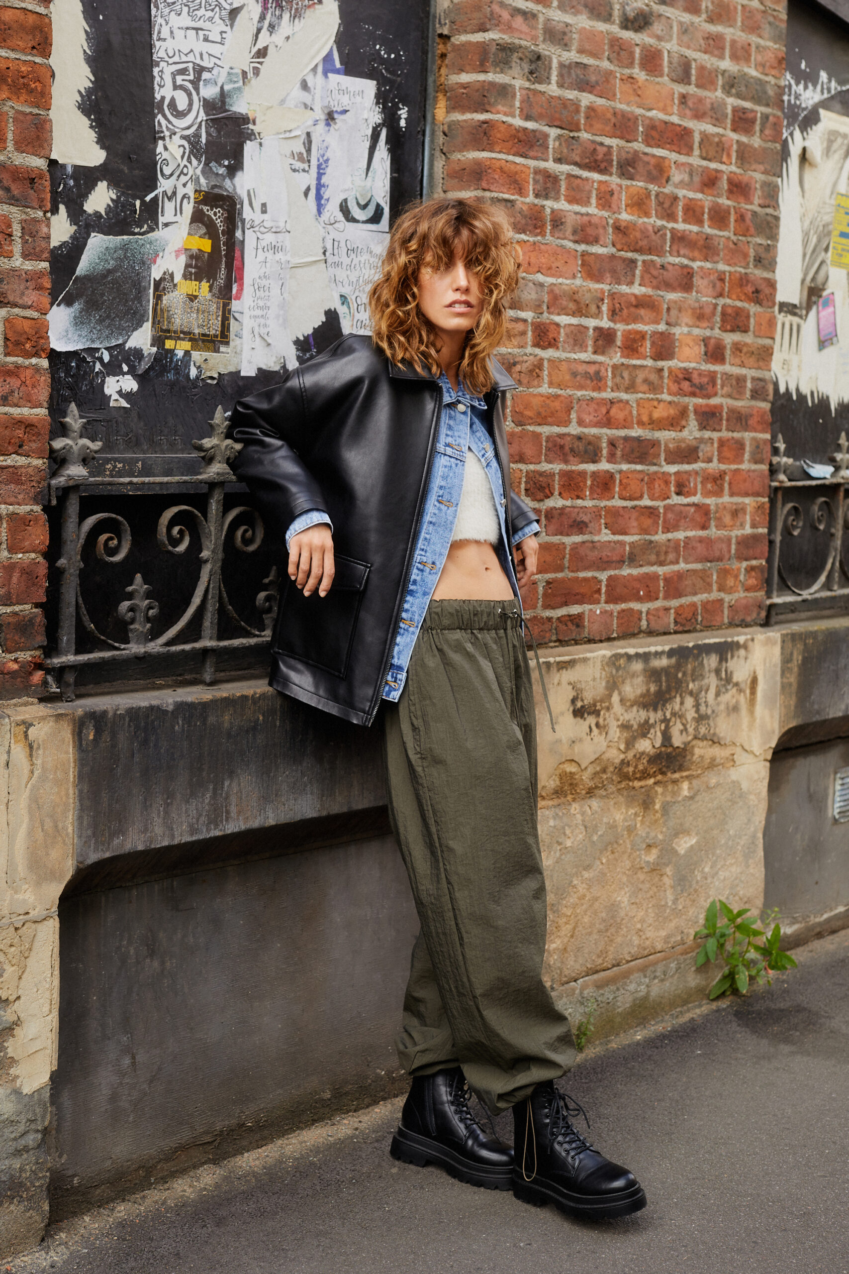 puffer corduroy pants doc martens outfit for fall / vi luong