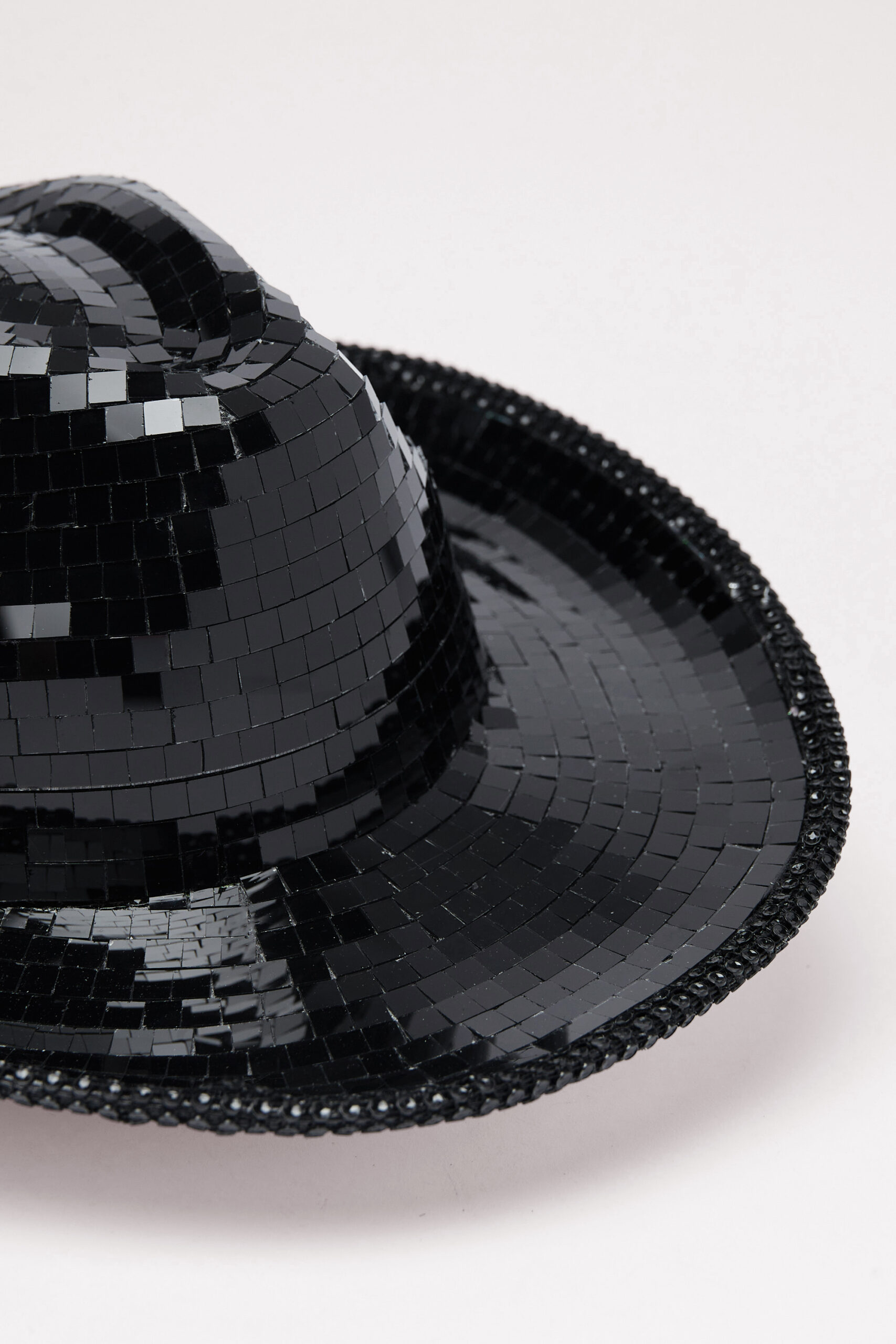 Mirror Embellished Disco Ball Cowboy Hat