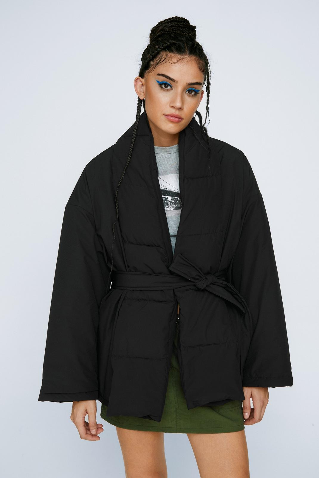 Oversized Padded Belted Puffer Jacket
