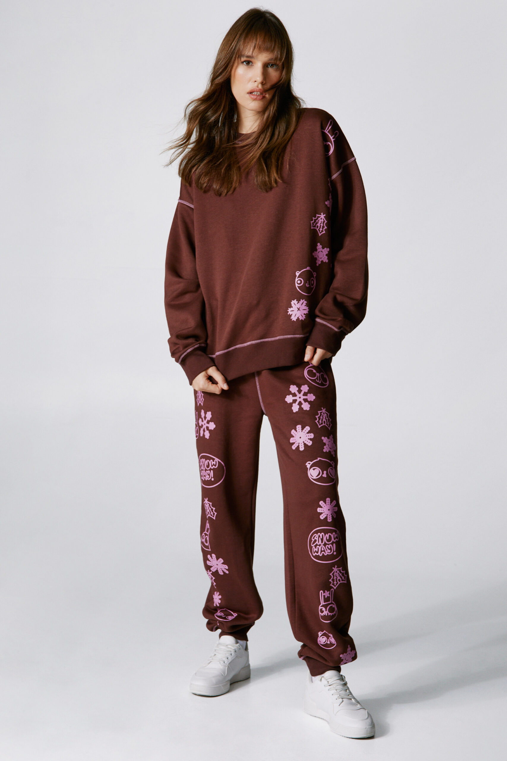 Will Broome Printed Graphic Sweatpants 