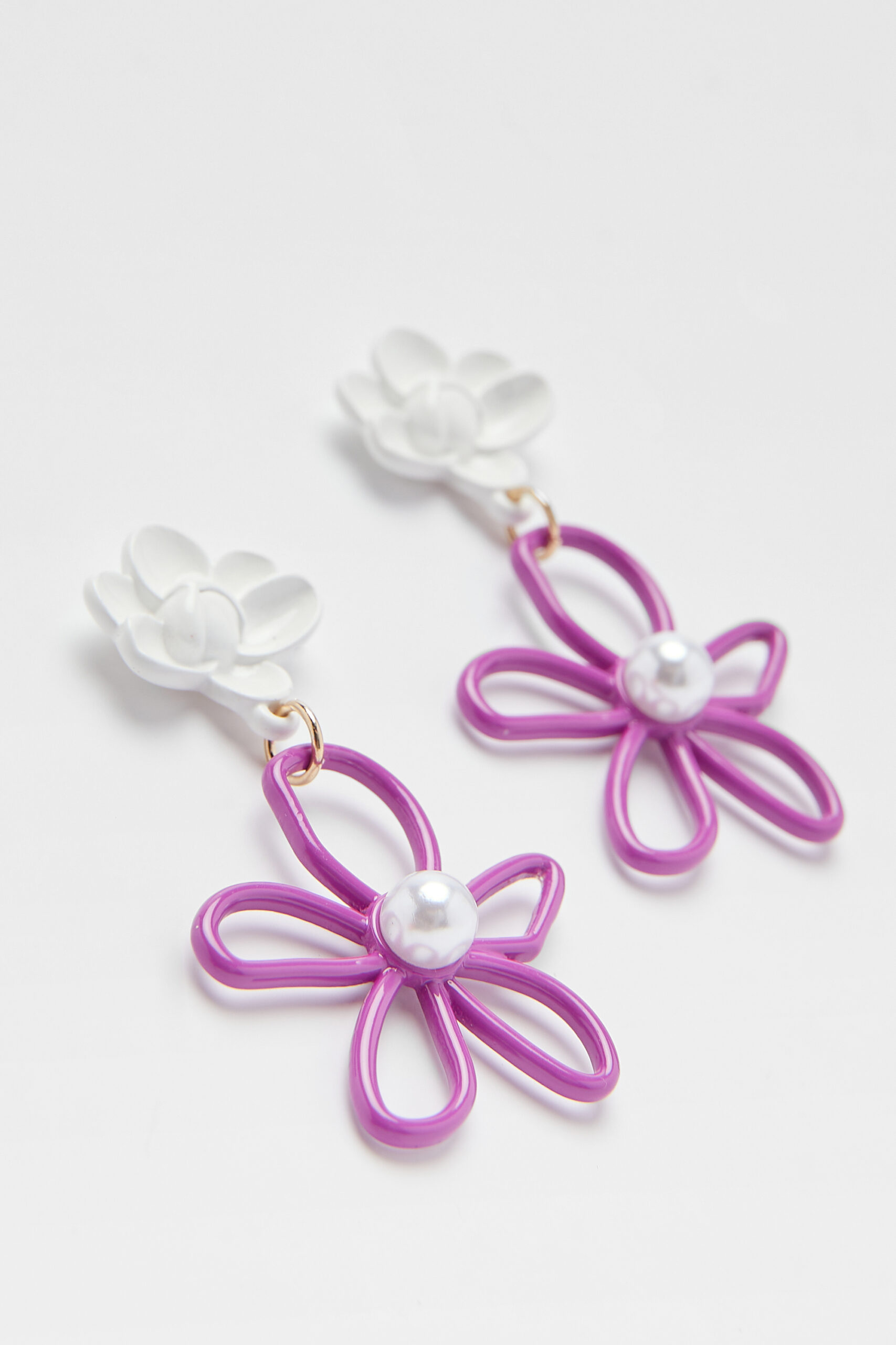 Flower Droplet Earrings