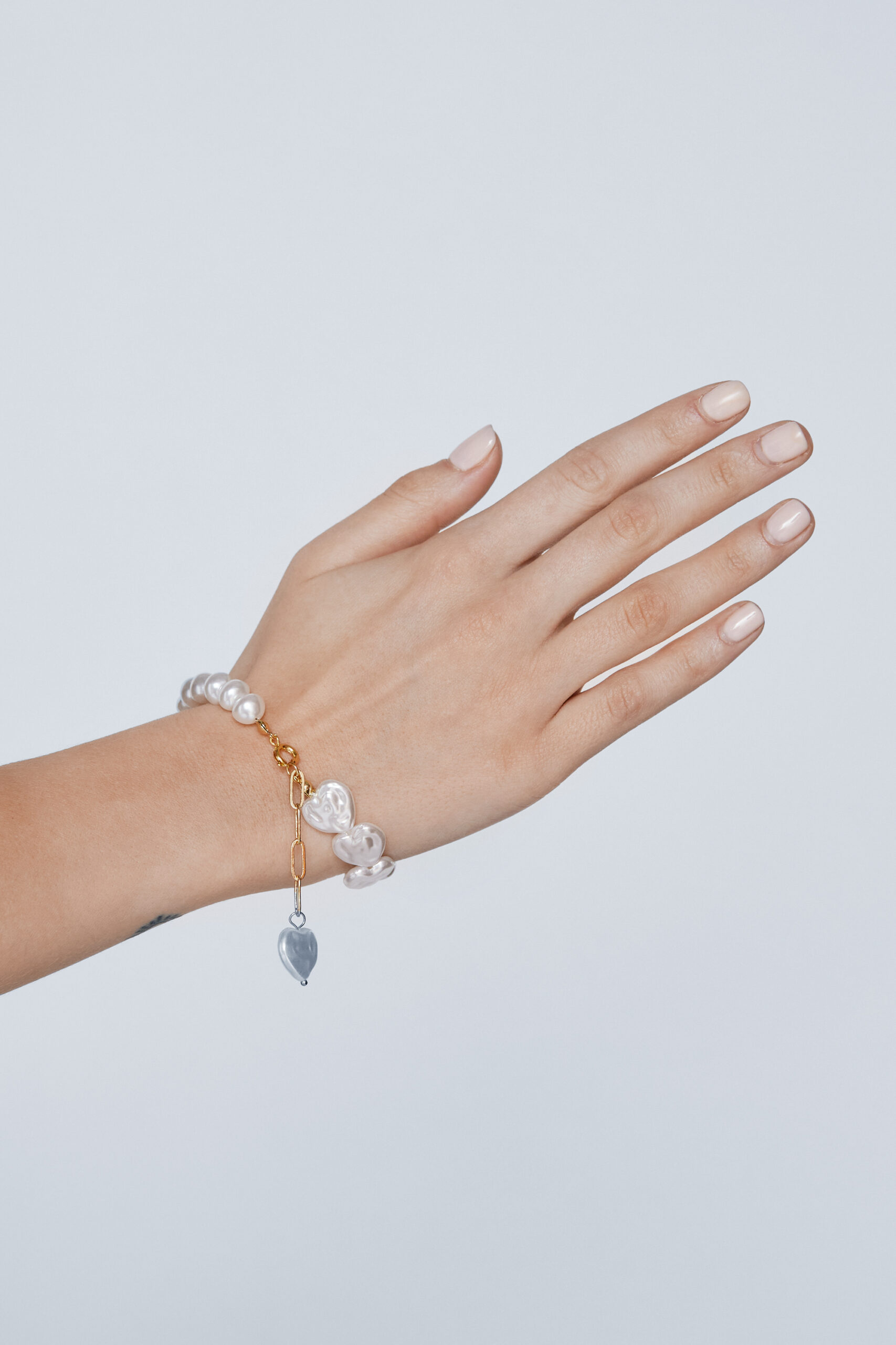 Heart Pearl Bracelet