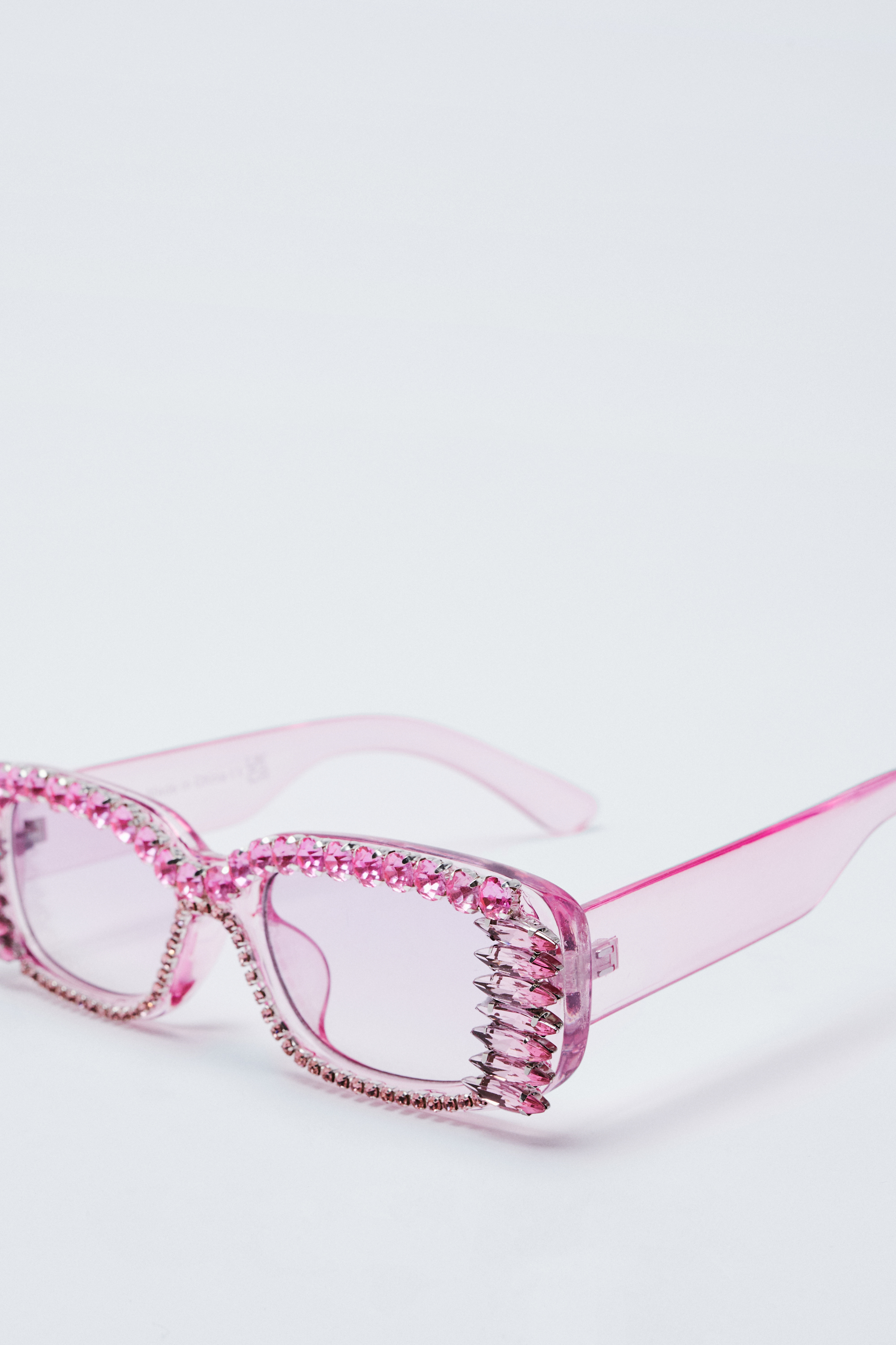 Embellished Rectangle Sunglasses