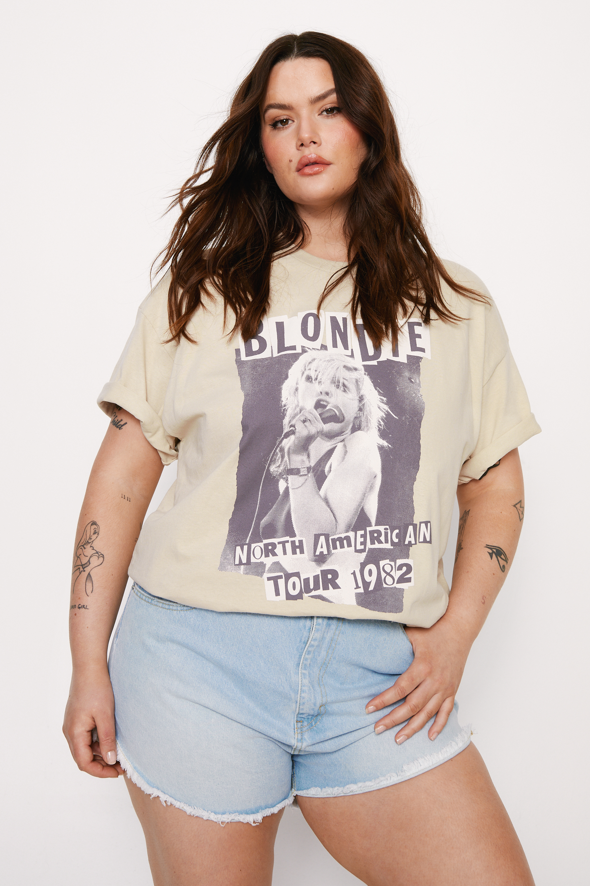 Plus Size Blondie Oversized Graphic T-Shirt