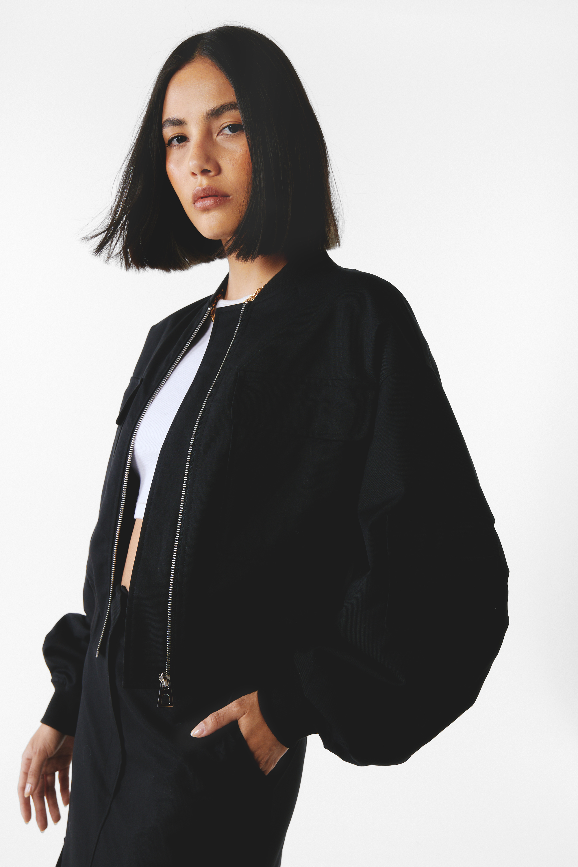 Tailored Cargo Two Piece Bomber Jacket