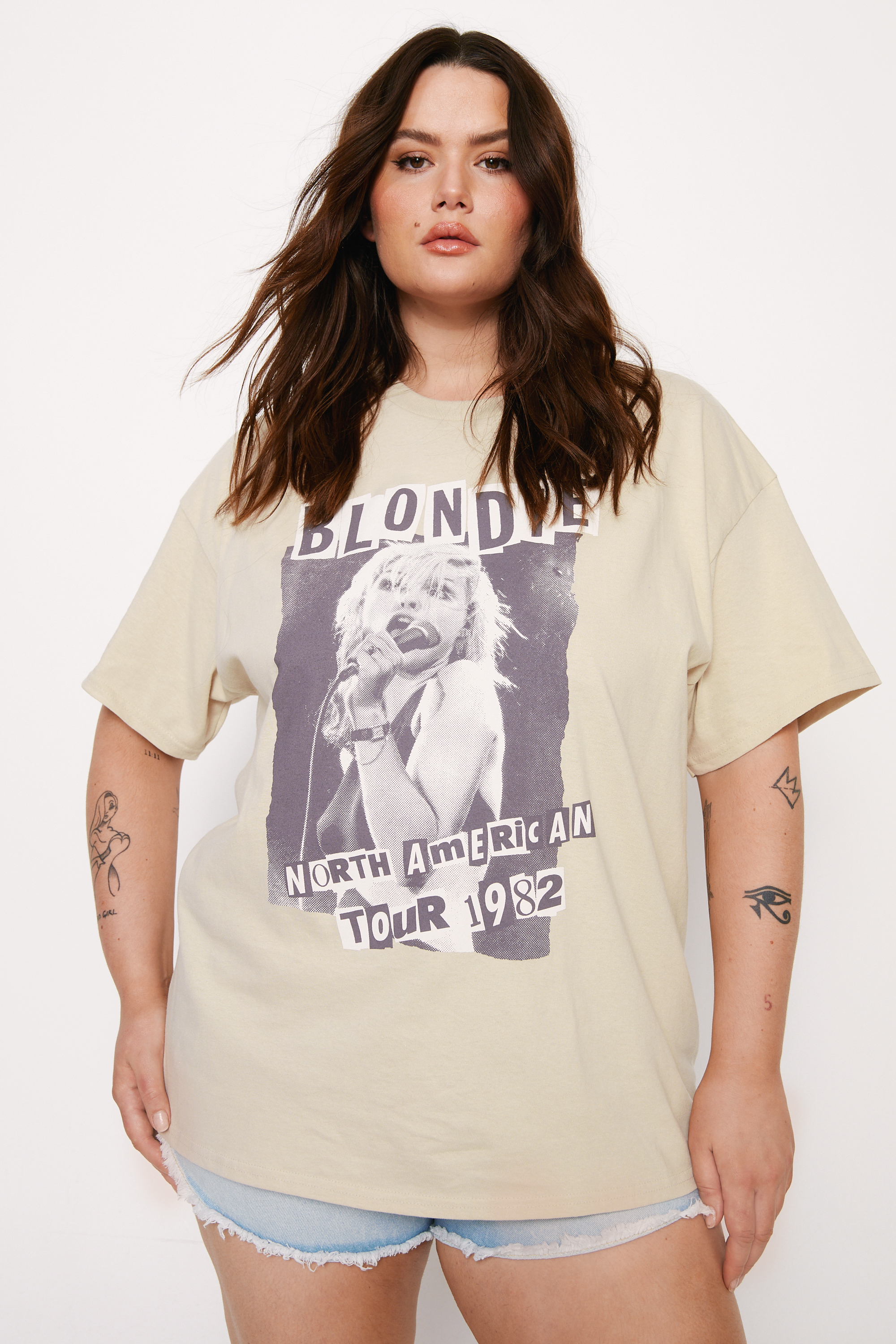 Plus Size Blondie Oversized Graphic T-Shirt